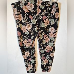 Torrid floral and skull leggings 4X